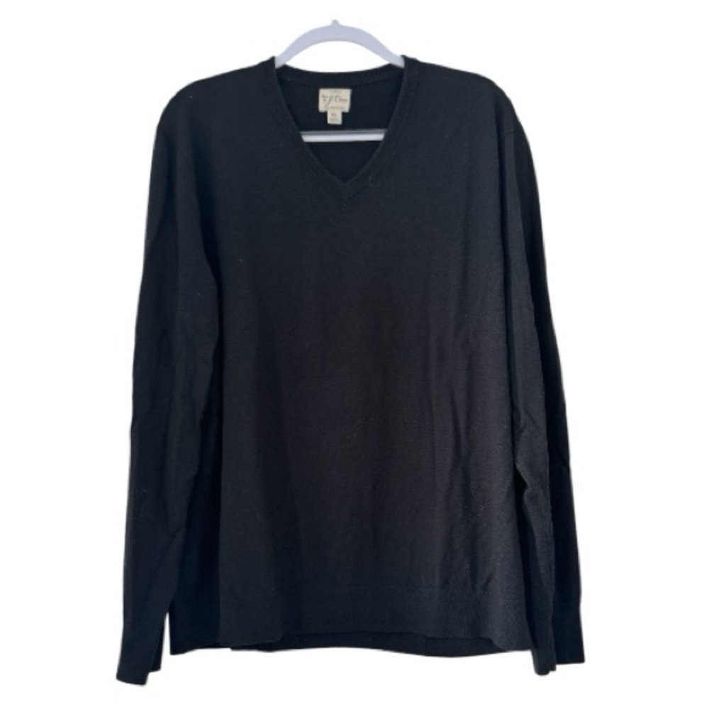 Club Monaco Men Recycled Cashmere Navy Blue Crewneck Sweater XL